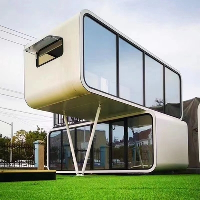 Dom prefabrykowany na zewnątrz Życie i praca Apple Cabin Design Office Pod