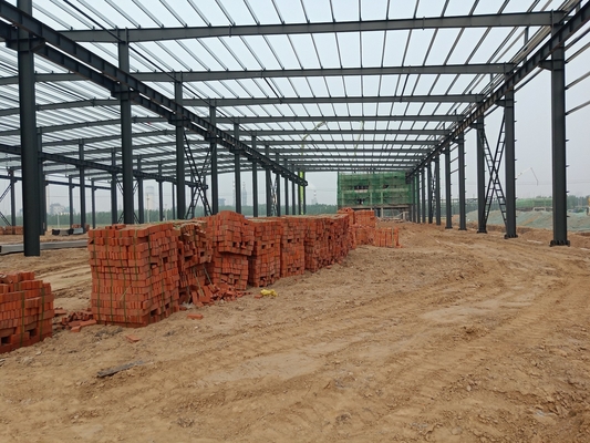 Dostosuj strukturalną prefabrykowaną metalową konstrukcję stalową do budynków przemysłowych