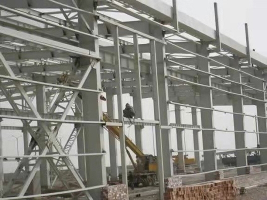 Galwanizacja elektryczna Prefabrykowana stalowa rama Dom 3 sypialnie