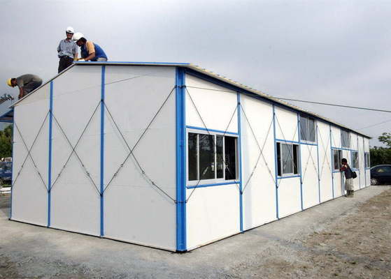 Wygodne prefabrykowane domy metalowe Prefabrykowany dom ze stali formowanej na zimno