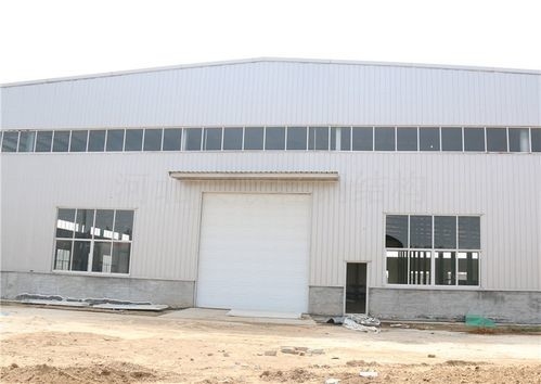Efektywne rozwiązanie magazynowe Structure Steel Warehouse Hot Dip Galvanized With Rolling Door