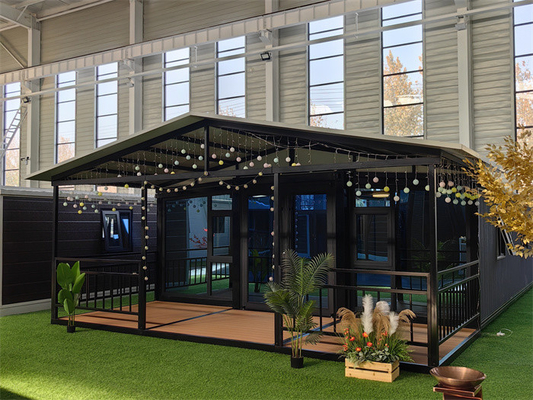20ft / 40ft mobilny rozbudowany dom prefabrykowany z toaletą