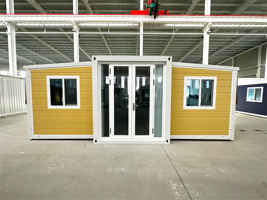 20ft Mobilne domy prefabrykowane, rozszerzalne kontenery, prefabrykowane, przyjazne dla środowiska