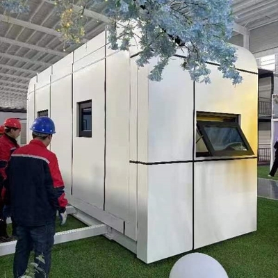 Ekonomiczny ruchomy prefabrykowany kapsułkowy hotel Apple Cabin Container House