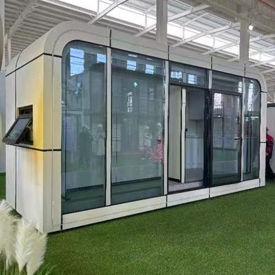 Ekonomiczny ruchomy prefabrykowany kapsułkowy hotel Apple Cabin Container House