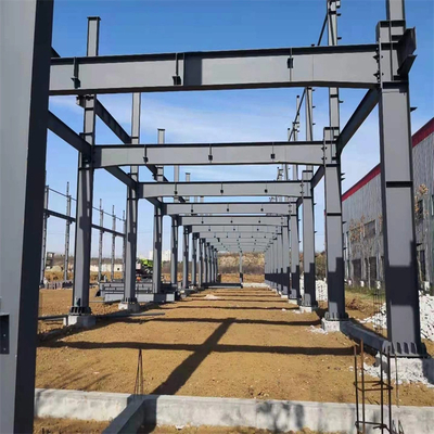 Q235 / Q355 Węglowa stal konstrukcyjna Prefab Steel Workshop