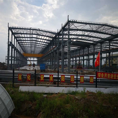 Q235 / Q355 Węglowa stal konstrukcyjna Prefab Steel Workshop