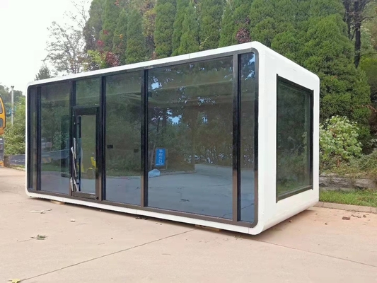 LANGE Pitched Flat Pack Container House Przenośne domy z możliwością rozbudowy 13,92 m2