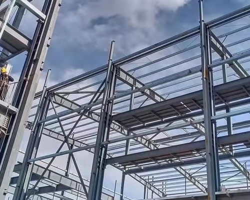 OEM ognioodporne prefabrykowane magazyny biurowe z prefabrykowaną stalową ramą kabiny prefabrykowane zestawy domowe