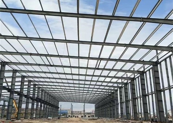 Warsztat konstrukcji stalowych antysejsmicznych Q345B Q235B Prefabrykowany budynek magazynowy z metalu