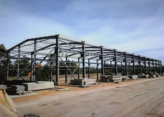 CE Prefabrykowane metalowe ramy dźwigowe Warsztaty konstrukcji stalowych Domy