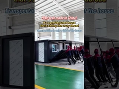 20-stopniowy szary rzeźbiony dom z kontenerem