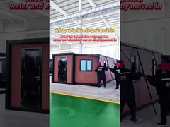 20 stóp czerwone cegły wzór ekspansji kontener domu